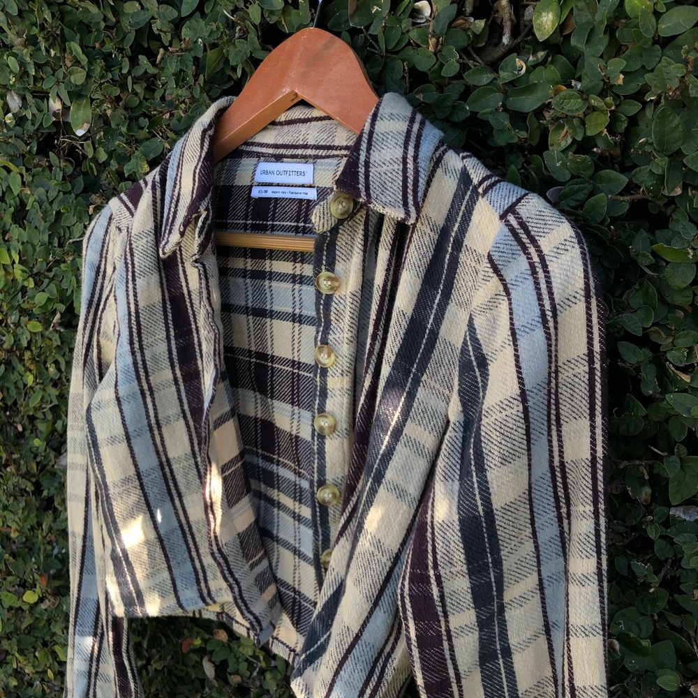 Cropped Urban Outfitters Flannel